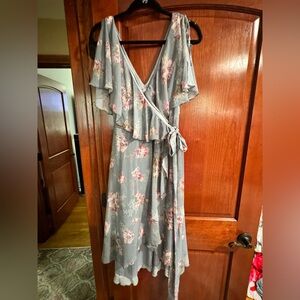 NWT Grey ASOS floral dress